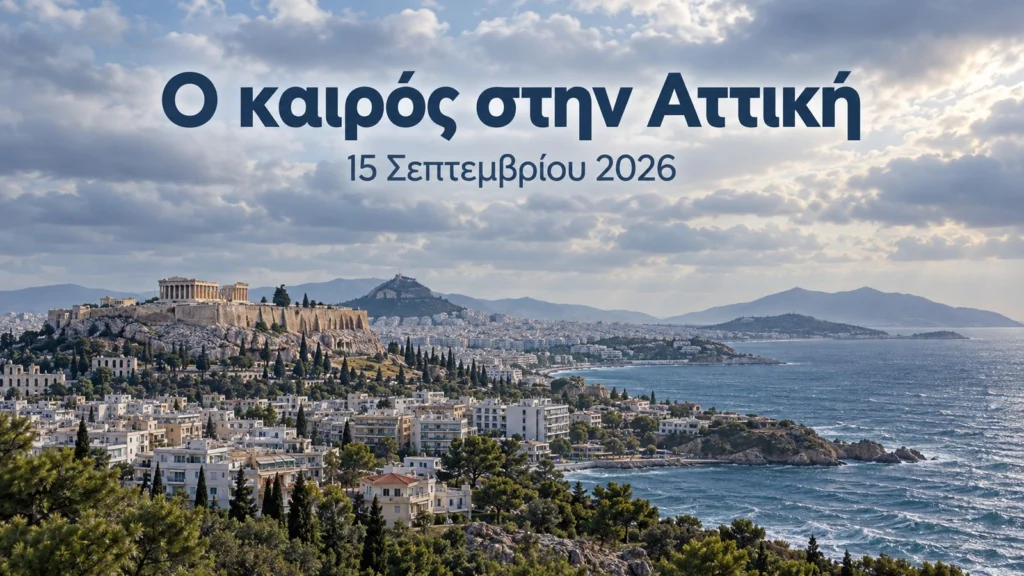 symvoliki synthesi tis athinas kai tis aktis tis attikis me synnefiasmeno ourano